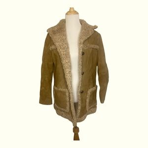 Fingerhut Fashions - 60s 70s Coat Sherpa Lined Jacket